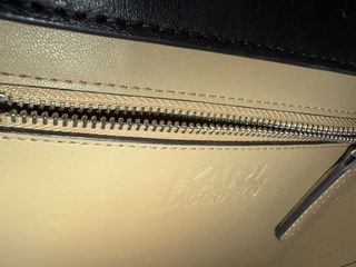 Bolso Karl Lagerfeld Negro y Beige Orginal