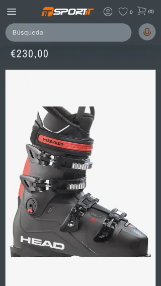 Botas de esquí ski HEAD talla 29-29.5