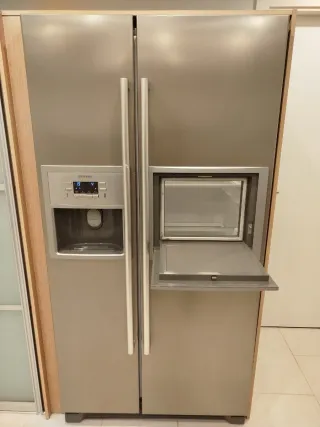 Nevera Siemens Americana Acero Inoxidable