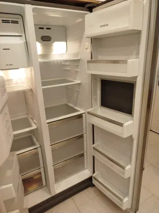 Nevera Siemens Americana Acero Inoxidable