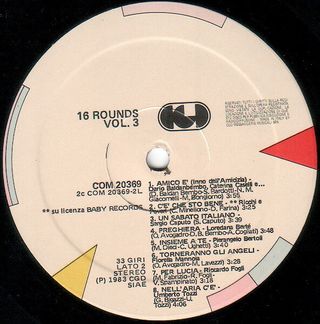 Various 16 Rounds N.3 LP 12" 33 RPM 1983