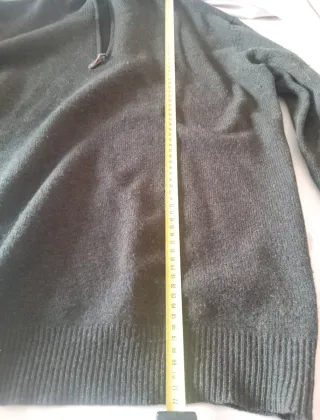 Maglione OVS con zip verde oliva taglia XL