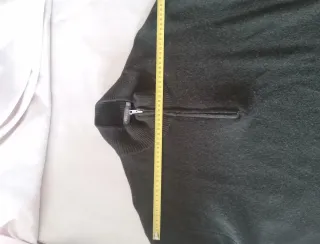 Maglione OVS con zip verde oliva taglia XL