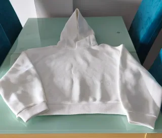 Sudadera Zara Hombre Blanca