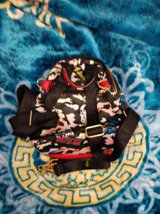 Mochila MOLI SHIJIA Multicolor/Roja