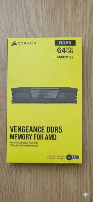 Tarjeta RAM Corsair 64GB DDR5 5600MHz *factura*