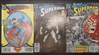 Lote de 3 cómics de Superman de George Pérez.