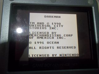 GAMEBOY DARKMAN OCEAN RARO GBC GBA BOOTLEG