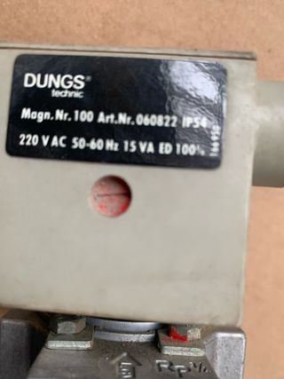 Electroválvula Gas 220V