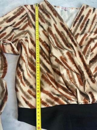 Body manga larga estampado M