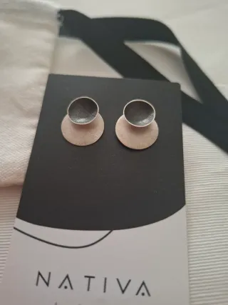 Pendientes Plata Diseño NATIVA