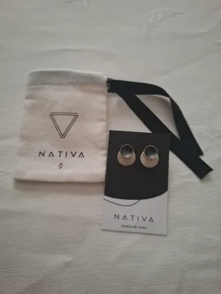 Pendientes Plata Diseño NATIVA