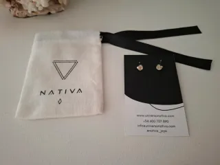 Pendientes Plata Diseño NATIVA