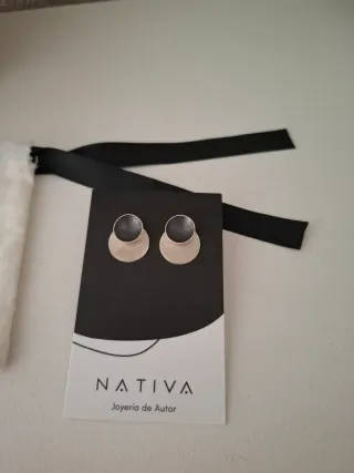 Pendientes Plata Diseño NATIVA