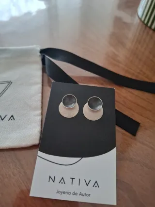 Pendientes Plata Diseño NATIVA