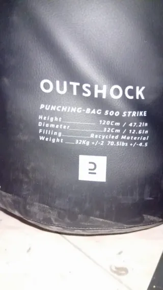 Saco de boxeo con soporte