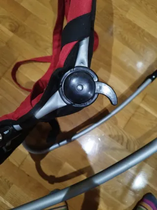 Hamaca para bebé roja