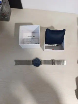 Reloj Lacoste 2011005 Azul y Plateado