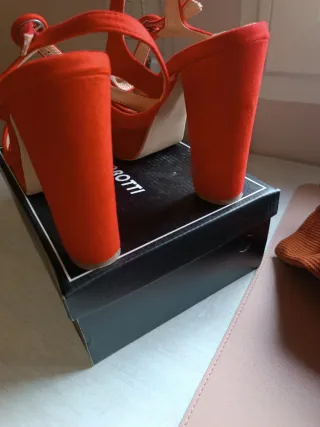 Sandalias rojas vestir talla 39