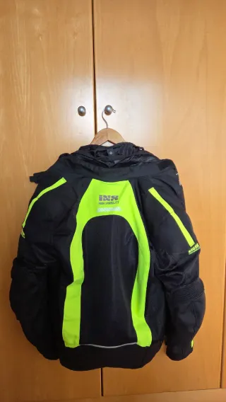 Chaqueta Moto IXS 4 Estaciones Alta Visibilidad