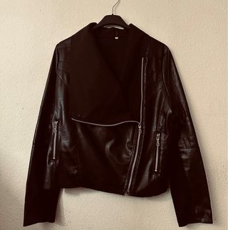 Chaqueta Biker Negra