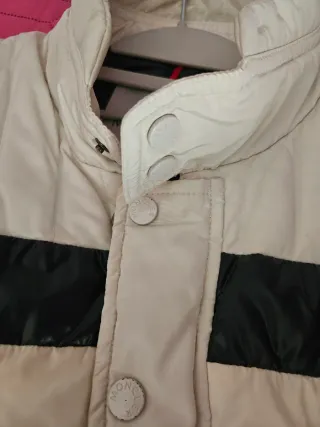 Piumino Moncler bianco con strisce ottime condizio