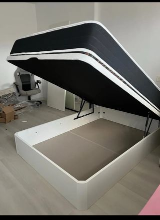 Canapé abatible con colchón