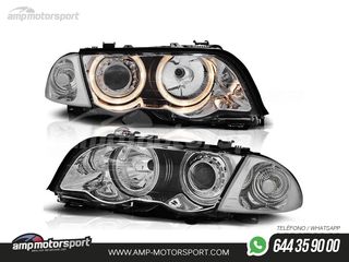 FAROS DELANTEROS OJOS DE ANGEL PARA BMW SERIE 3 E46 / BERLINA / TOURING