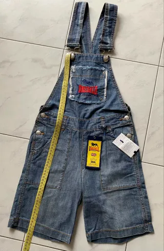 Salopette jeans Lonsdale tg 8 anni
