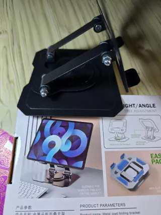 Soporte Metálico Plegable para Tablet