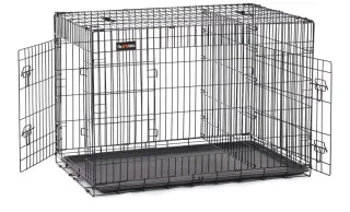 Jaula Perro Grande Negra