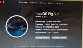 MacBook Air 13” Plata