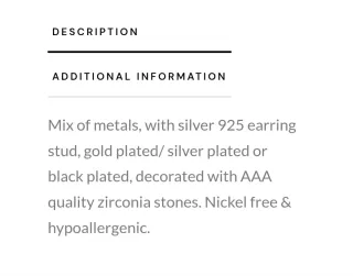 Pendientes de fiesta plata ley dorados