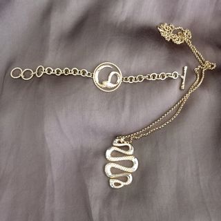 Conjunto Just Cavalli baño en oro