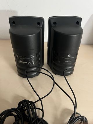 Altavoces HP UC-236 - Negros (Jack 3.5 + USB)