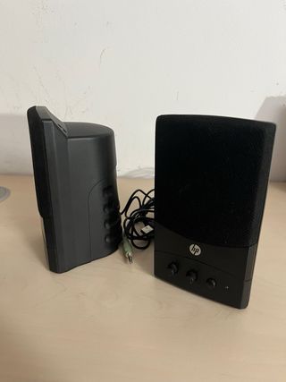 Altavoces HP UC-236 - Negros (Jack 3.5 + USB)