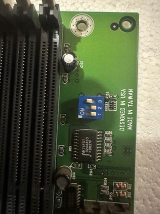 142- antigua placa base slot 1 freetech p6f91 v4.0