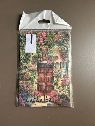 Postal de madera vintage