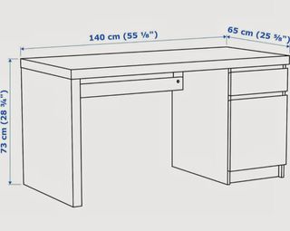 Escritorio IKEA MALM Madera