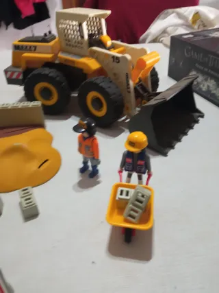 Playmobil Excavadora y Zona de Obras