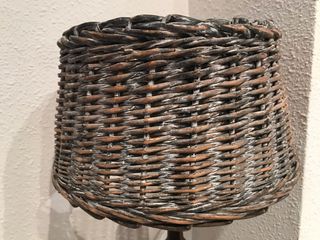 Tulipa de mimbre rustica