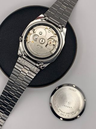 Relógio Seiko 5 Vintage Dourado Automático