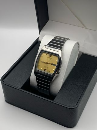 Relógio Seiko 5 Vintage Dourado Automático