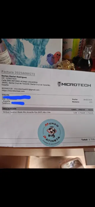 Patinete Vankus Teverun Blade Mini 48V