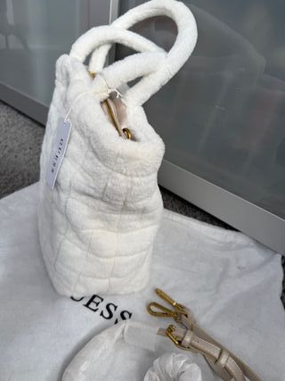 Bolso Pelo Guess Blanco
