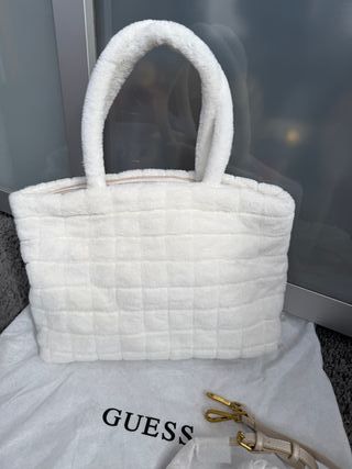 Bolso Pelo Guess Blanco