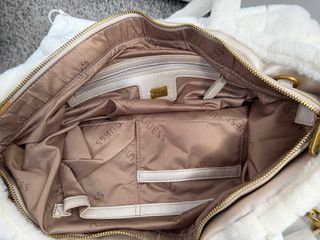 Bolso Pelo Guess Blanco
