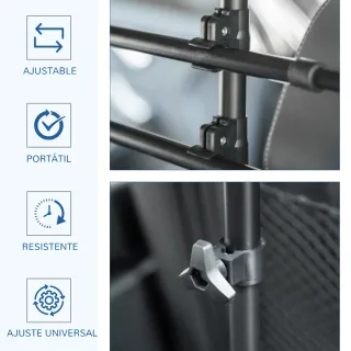 Barrera Coche Perros Reja Ajustable