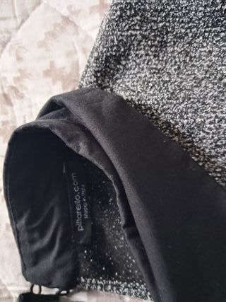 Camiseta gris y negra made in Italy