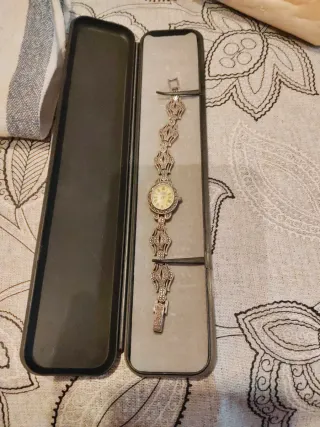 Reloj Plata 925 Señora Caja y Correa